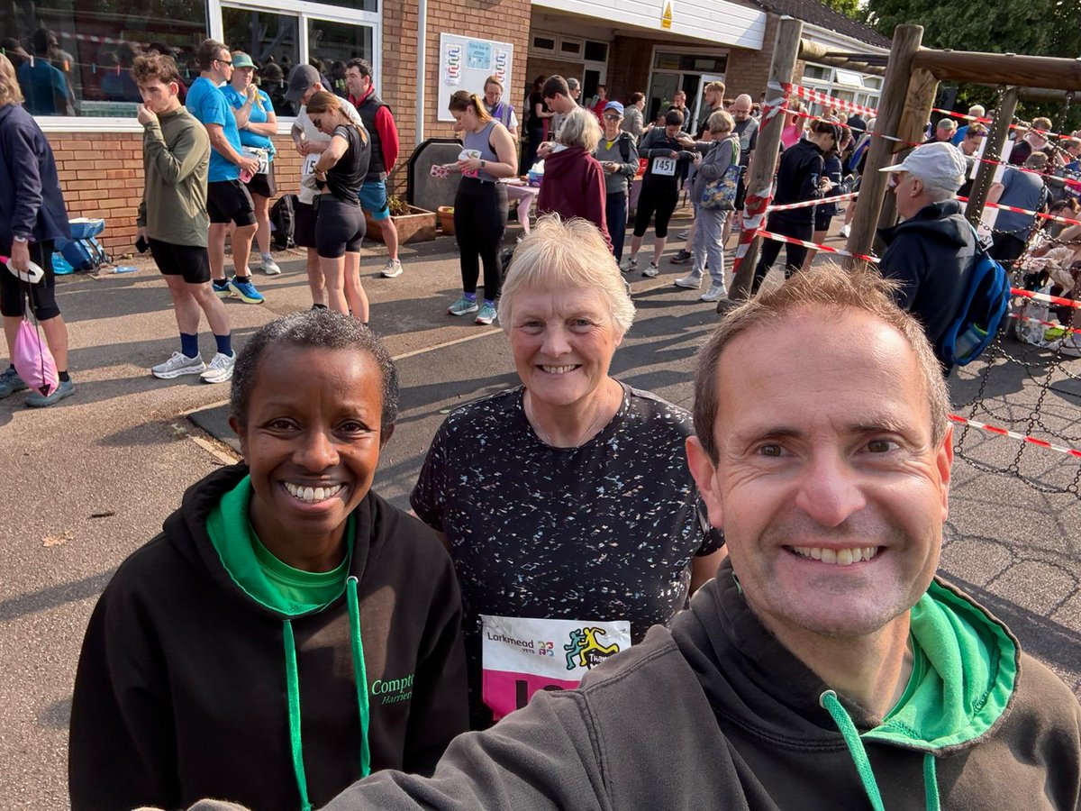Good luck Meana, Hayley &amp; Darren, at today's Wallingford Tens 💚