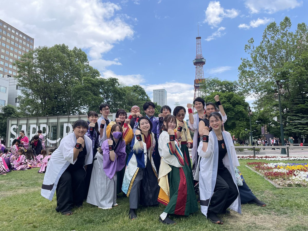 本当に楽しかったし
北海道市民あったけぇ〜！！！！

ありがとうございました！
また来たい…！！

#万華鏡
#祭エモ
#YOSAKOIソーラン 
#YOSAKOIソーラン祭り2025