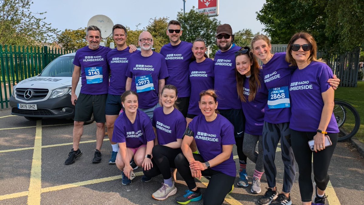Good luck team <a href="/RadioHumberside/">BBC Humberside</a> 
<a href="/runforall/">Jane Tomlinson’s Run For All</a> quite the weekend!