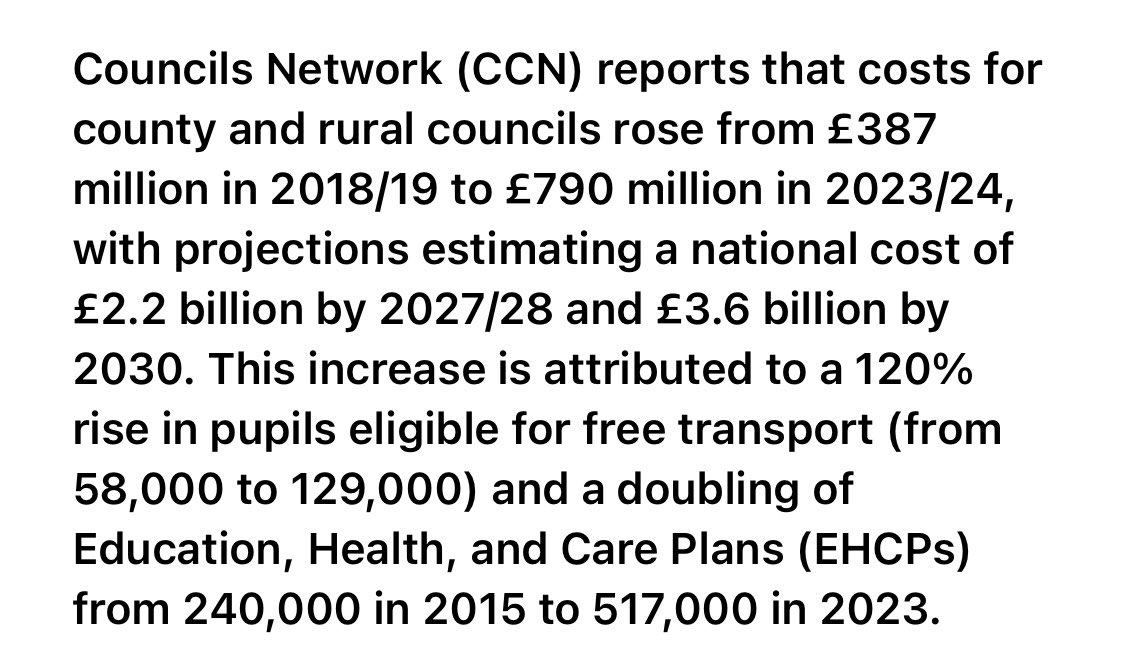 A small tip in a whopping iceberg on transport costs. Large taxi firms across the U.K. milking the U.K. tax payers.

grok.com/share/bGVnYWN5…

countycouncilsnetwork.org.uk/download/5557/…

One for a DOGE dive <a href="/ZiaYusufUK/">Zia Yusuf</a> <a href="/reformparty_uk/">Reform UK</a>