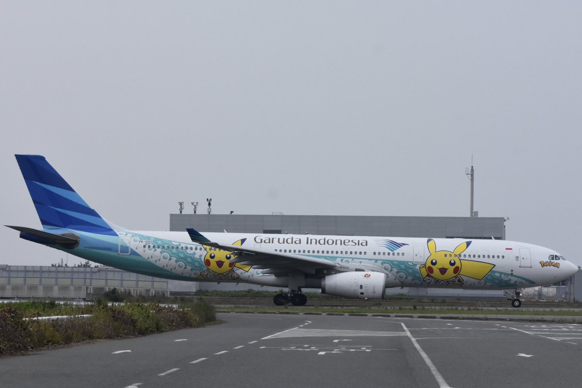 AirplaneVictory's tweet photo. June 8th 2025
Garuda Indonesia A333 PK-GPY
Pikachu Jet GA at KIX/RJBB
#GarudaIndonesia #A333
#PikachuJetGA
#KansaiInternationalAirport https://t.co/LiF9HlraJv