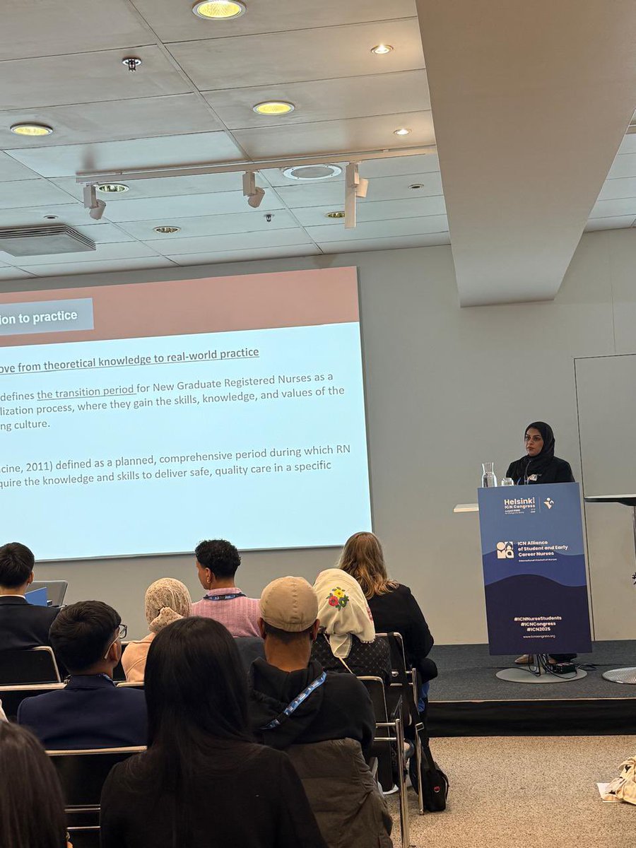 Honored to present during the Student Assembly at the ICN Congress! 🌍🎓
I spoke on Transition to Practice, Mental Health, and Burnout — topics that deeply impact us as future nurses.
#SECN <a href="/ICNurses/">ICN - International Council of Nurses</a>
