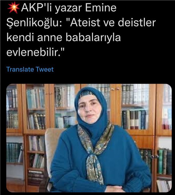 Müslümanlar gelinleriyle evlenebilir, 9 yaşındaki kız çocuklarıyla evlenebilir, kuzenleriyle evlenebilir, 4 kadın alabilir. Ateistler tam da  bu yüzden ateisttir.
