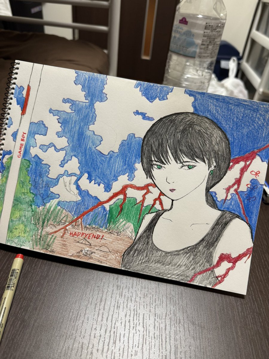 I drew by hand for the first time in 3 months — it made me so happy! ❤️