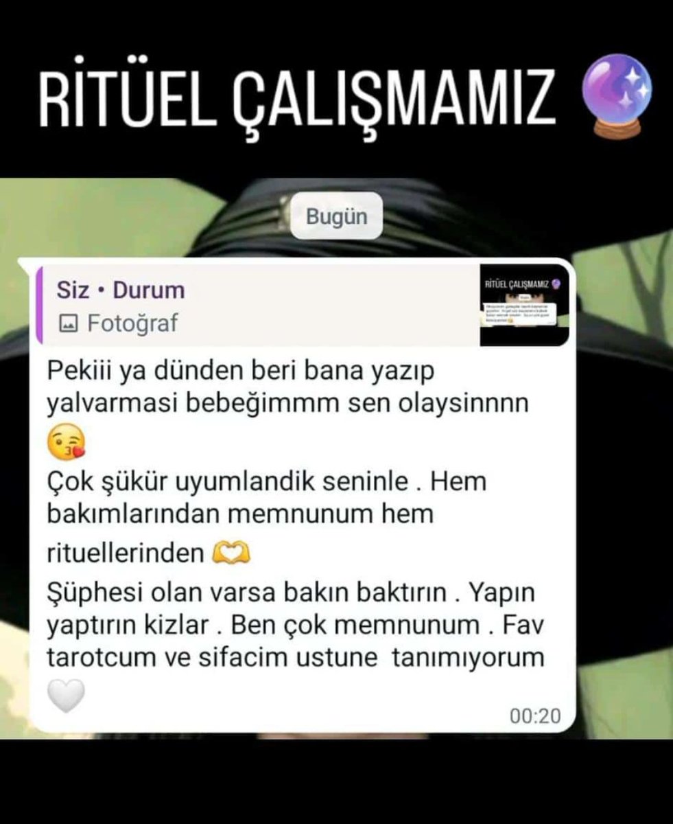 Ritüel Çalışmamızdan ✨