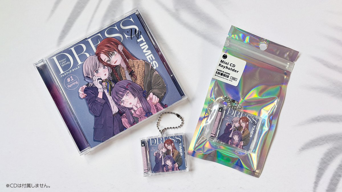 w_c_m_official's tweet image. ／
📢 #名華祭 お品書き＆新作グッズ公開！
　＼

2025/06/15 #東方名華祭19
【L-11】Water Color Melody.

⭐️新作「ミニCDキーホルダー(2種)」各¥1000
WCM.のCDが、ちっちゃくなっちゃった!!😲
※NFC機能なし

💿準新譜「ドレスアップ・タイムズ」¥1000

旧譜・グッズ情報は画像を参照ください。