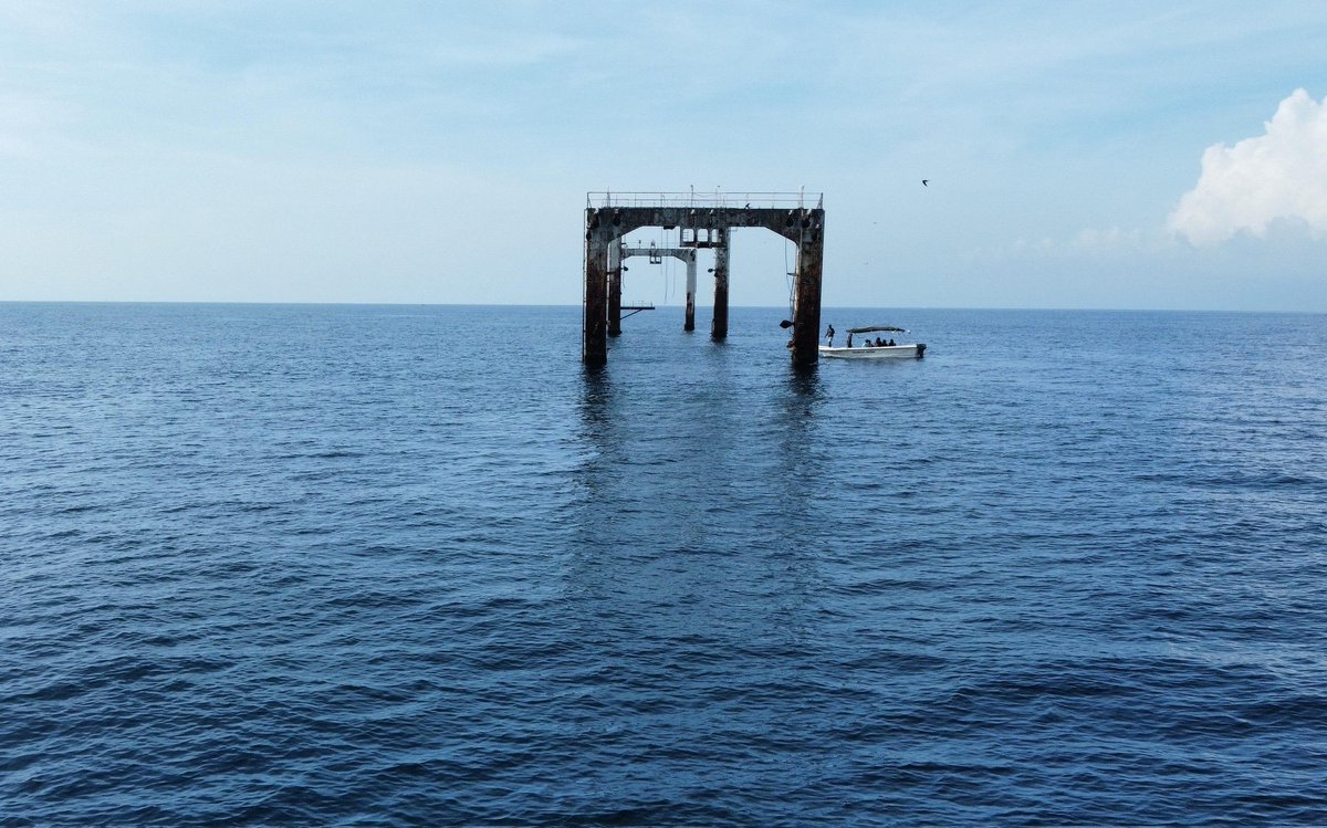My favourite shipwreck in Colombo (a 100+ metre ex-container ship), has had 2 of its 3 masts collapse in the last couple of monsoons. 

For those of us who dive there, these are real losses. The Sierra, for us, is an icon of Colombo's seascape. 

Now we're down to the last mast.