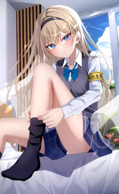 「さっきからどこ見てるの…?」