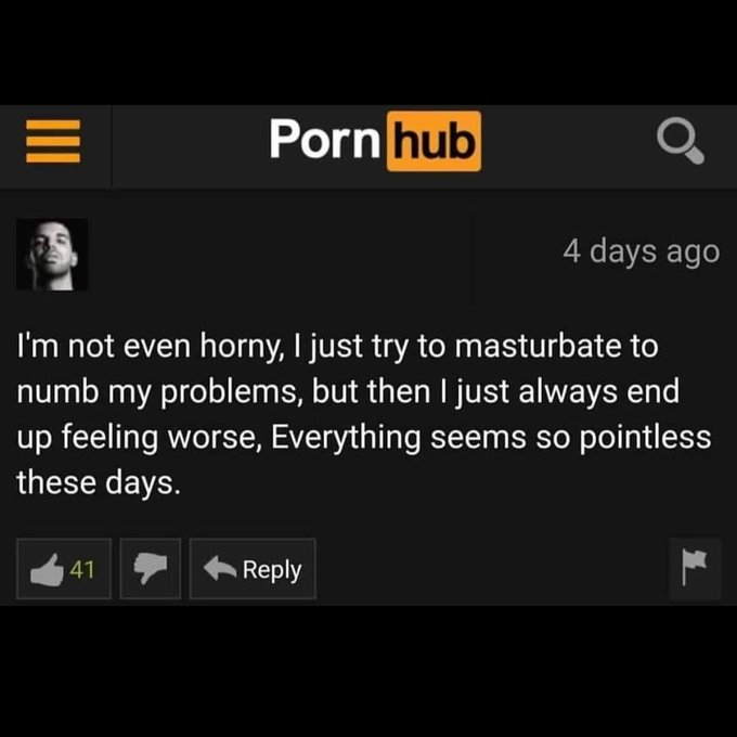 SucceededMind's tweet image. 5 NoFap Gems from the P*rnhub Comment Section

- Dive into the Psychology -

1.