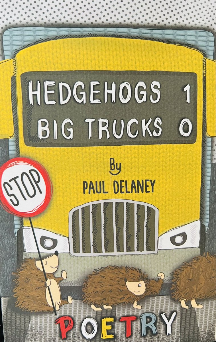 My Father’s Day poem, from 
‘Hedgehogs 1, Big trucks 0’ book! 😎💙