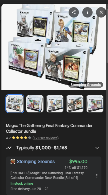 What the fuck-

Why are they like $300 a piece I was thinking of splurging and buying them but that's just actually insane