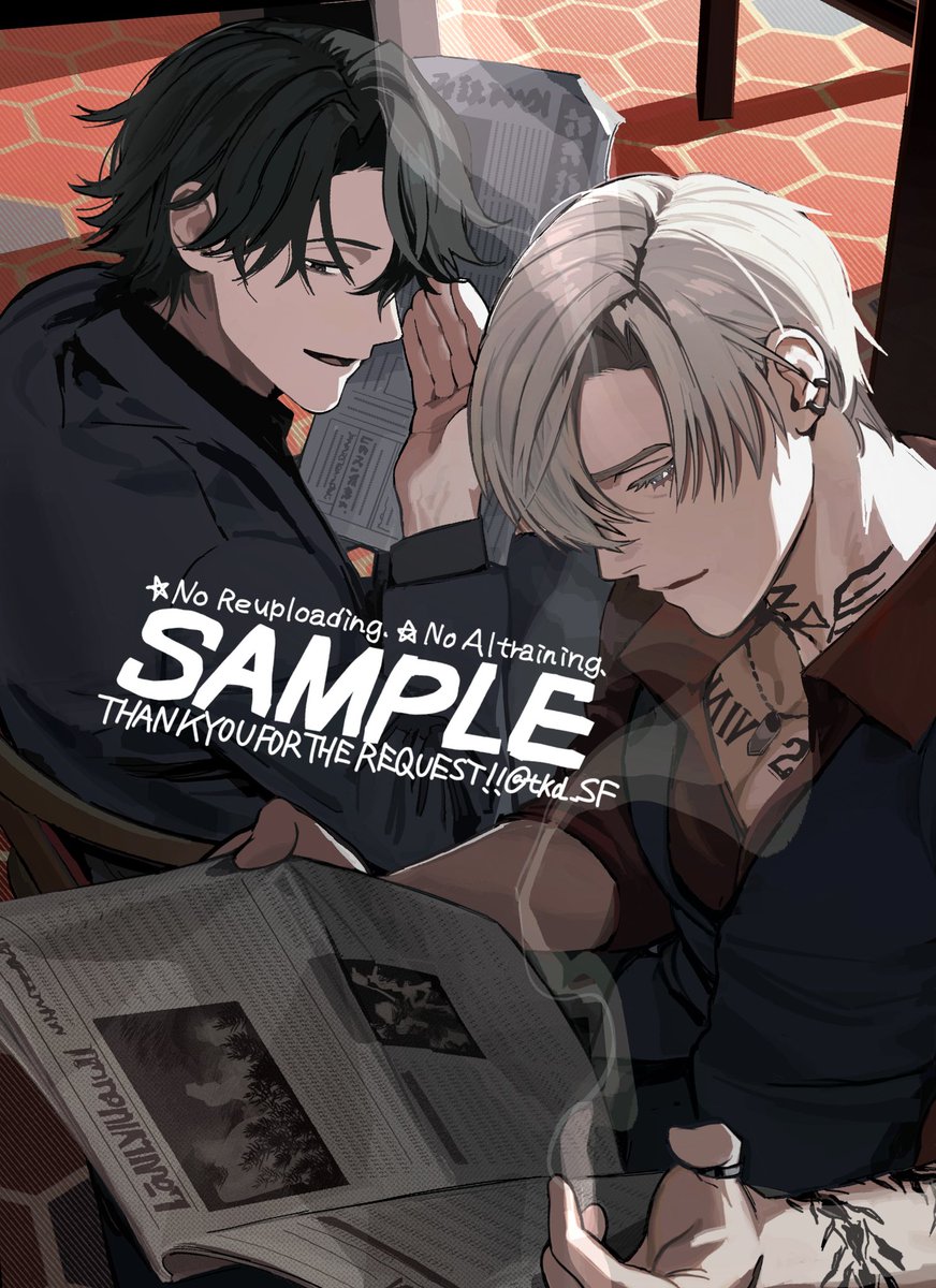 tkd_SF's tweet image. skeb納品しました‼️リクエストありがとうございました📰