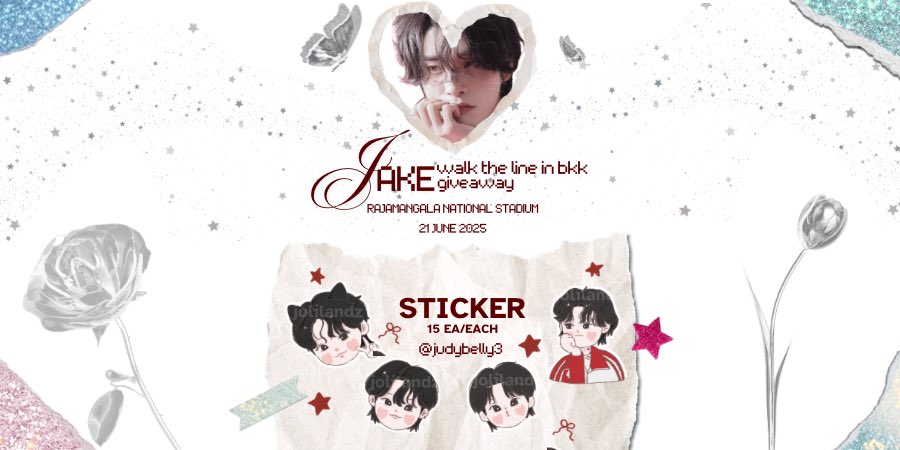 The_RandomFacts's tweet image. pls rt ♡

giveaway
walk the line in bkk

jake stickers die-cut 
・ᴥ・
15 ea/each

21/06/2025  
rajamangala national stadium

for thai engene only 🙏🏻

cms @joliLandz 

#WALKTHELINE_IN_BKK 
#WALKTHELINE_IN_BANGKOK
#EN_WORLDTOUR_WALKTHELINE