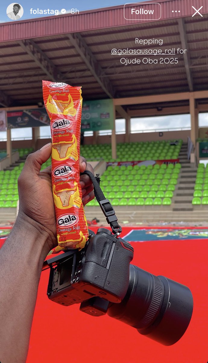 Gala Sausage Roll (@galasausage) on Twitter photo <a href="/folastag/">Soul Photographer</a> is rolling with Gala at #OjudeOba2025
Now it’s YOUR turn! Show us how you’re rolling with Gala at Ojude Oba.
📸 Drop your pics in the comments or quote this tweet
🎁 You could instantly unlock a surprise reward!
The trick? You must be holding Gala in your pic 😉 <a href="/folastag/">Soul Photographer</a> is rolling with Gala at #OjudeOba2025
Now it’s YOUR turn! Show us how you’re rolling with Gala at Ojude Oba.
📸 Drop your pics in the comments or quote this tweet
🎁 You could instantly unlock a surprise reward!
The trick? You must be holding Gala in your pic 😉