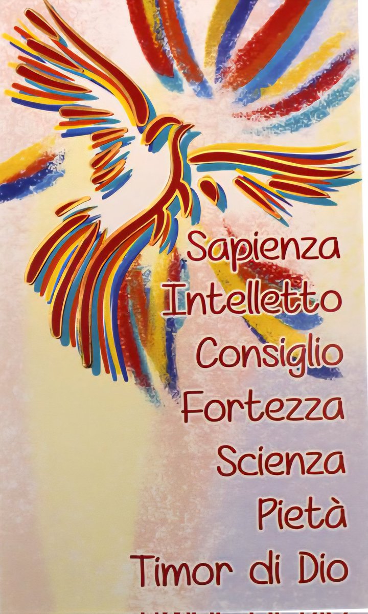 Vieni Santo Spirito, riempi il cuore dei tuoi fedeli ed accendi in essi il fuoco del tuo amore.
Vieni Santo Spirito,abbiamo bisogno di Te! Rinnovaci nel cuore e nella mente,illumina le tenebre di questo mondo e rendici operatori di Pace,testimoni del Risorto,fedeli alla Verità