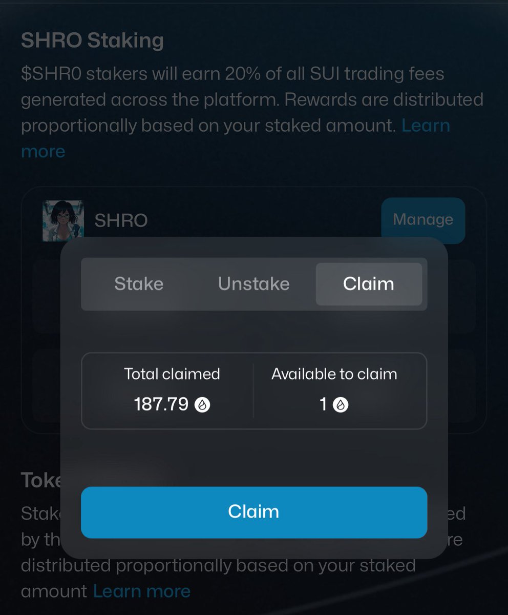 Now that Cetus is back, we can continue from where we left off🤝

The alpha is $shr0
