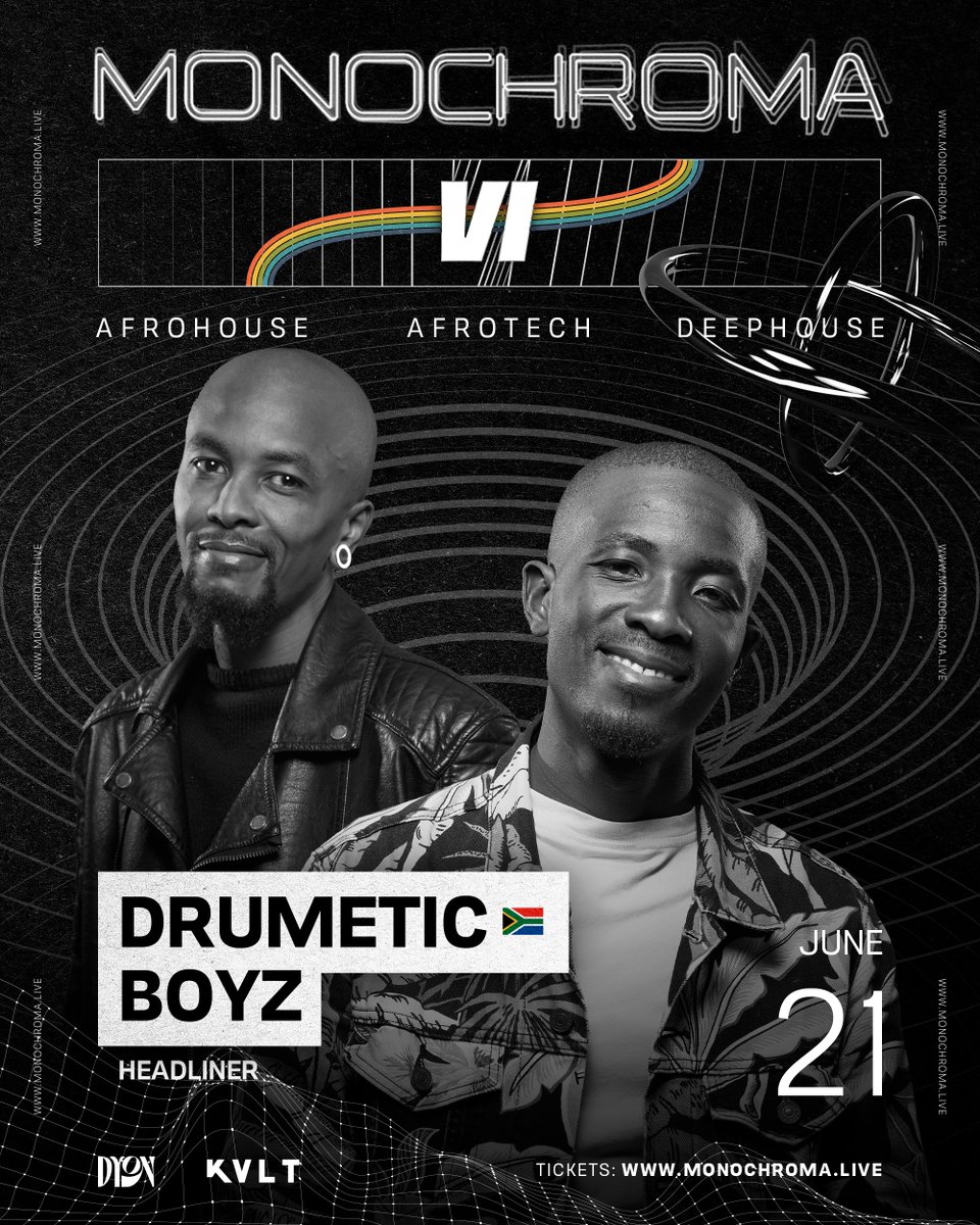 Making our debut in Lagos, Nigeria on the 21 June 2025 at Monochroma🇳🇬🇿🇦