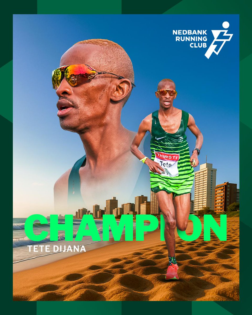 Your 2025 #ComradesMarathon winner! Tete Dijana. 🥇 #NedbankRunningClub