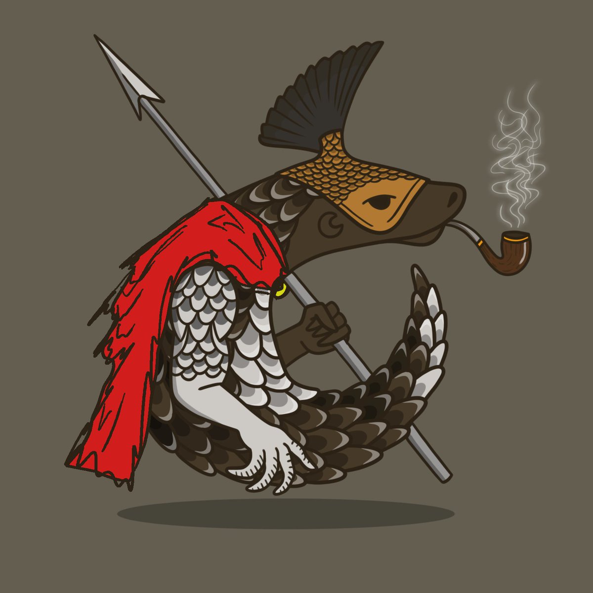 gm digital world🤙🌏
cooking hand made #Pangolins
Art name by <a href="/grok/">Grok</a>