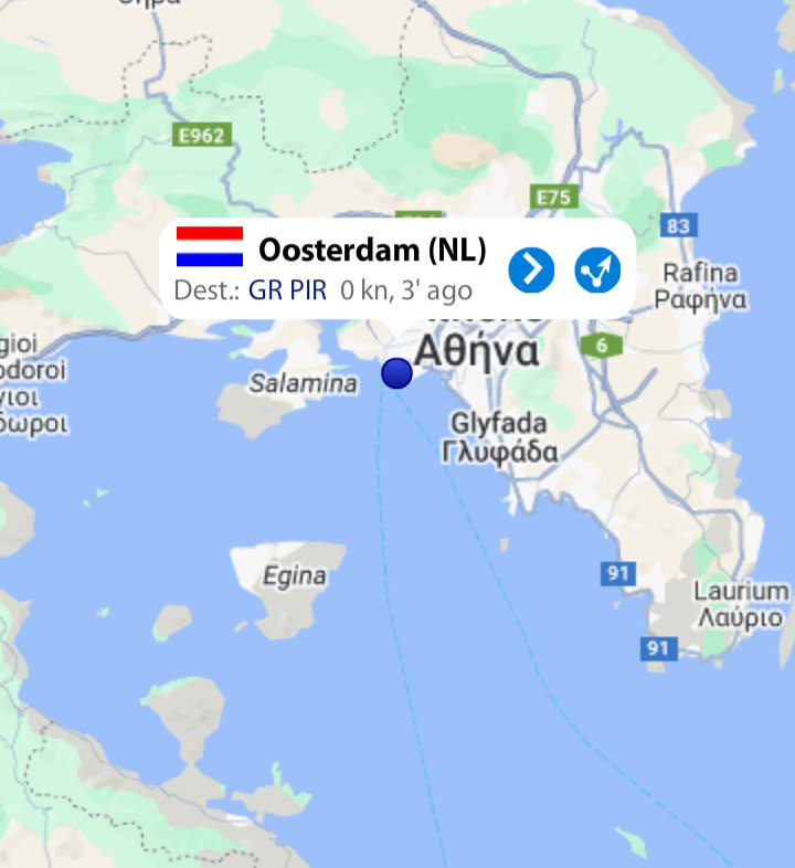 MysteryTCruiser's tweet photo. Holland America ship Oosterdam is in the Port of Piraeus today for a visit to Athens. #TheMysteryCruiser #hollandamerica #cruises #Athens https://t.co/IEoUnhFfvF