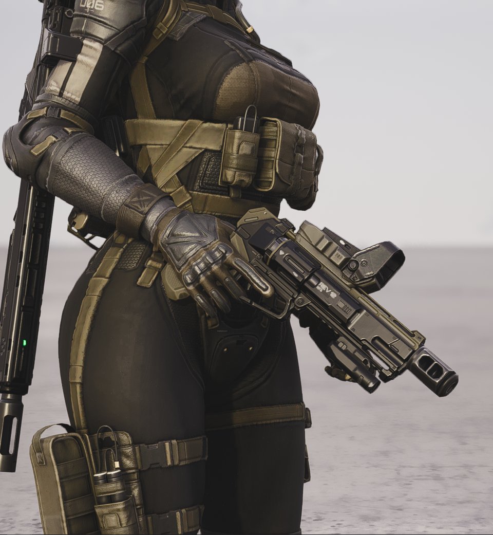 A revolver and a portable HMG (inspired by that gun from ALIEN)
The combat test footage is coming around the end of this month.