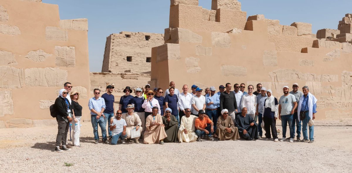 Conservation Work at Southern Chapels of Akhmenu in Karnak Reveals Royal Inscriptions. Details shorturl.at/MkAJo #Egypt #Luxor #Karnak #Restoration
