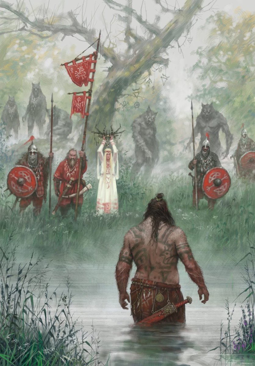 DungeonNoir's tweet photo. Coronation by Jakub Rozalski https://t.co/fUYXpTbfkq