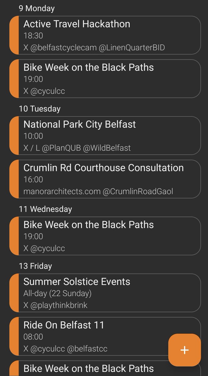Upcoming events, #AllinOnePlace. #Urbanism #Placemaking #NorthernIreland.