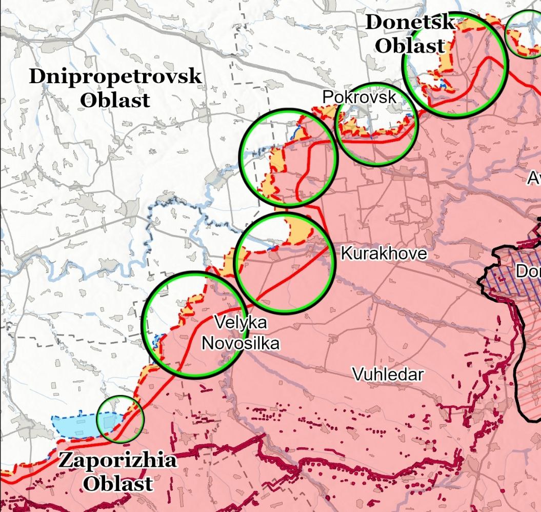 ❗️The Russian offensive has reached the border of the Dnepropetrovsk region for the first time. 💪🇷🇺

 - Russian Defense Ministry