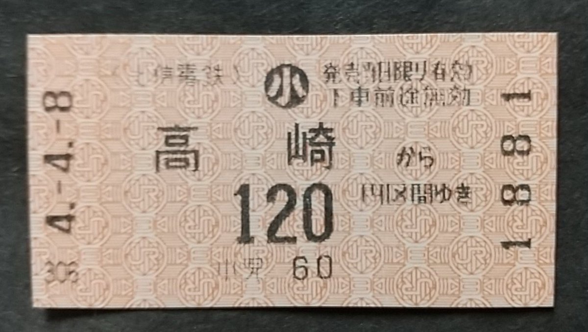 鉄道ファン必見　超レア 発券番号0001 三等乗車券 京成グループ4社共通1日乗車券」で乗り鉄 | 車内販売でござい