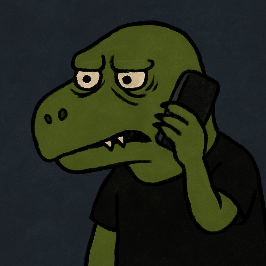 2 custom tickets sold. 📞🦖

I don’t know who you are.
I don’t know what you want.
But if you’re looking for a custom Rex and SOL,
you just made the right decision.
The rest of you?
Mint now or I’ll start tweeting feet pics of Rex.
🎟️ 
mallow.art/artwork/G6bi3D…
(30% + 10% raffle.