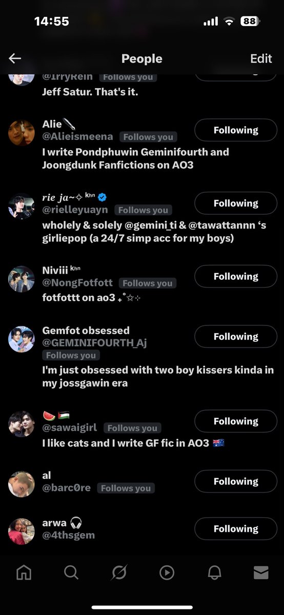 I know y’all would kill to be in this gc 🤭🤭🤭