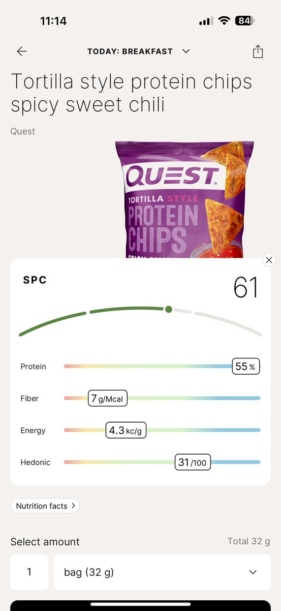 Dr. E (@dreenfeldt) on Twitter photo That’s a great <a href="/tednaiman/">Ted ⚡️ Naiman</a> hack to find foods with protein >40%, but this one is even simpler.
Just scan the barcode with the HAVA app, and you can instantly see the exact protein percentage (and more!). That’s a great <a href="/tednaiman/">Ted ⚡️ Naiman</a> hack to find foods with protein >40%, but this one is even simpler.
Just scan the barcode with the HAVA app, and you can instantly see the exact protein percentage (and more!).