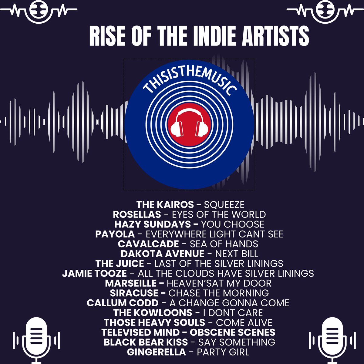 ThisIsTheMusic_ (@thisisthemusic2) on Twitter photo New show out now!
<a href="/TheKairos1/">The Kairos</a> <a href="/RosellasBand/">Rosellas</a> <a href="/HazySundaysband/">Hazy Sundays</a> <a href="/PayolaMusicUK/">PAYOLA</a> <a href="/Cavalcade__/">CAVALCADE</a> <a href="/dakotaavenuex/">Dakota Avenue</a> <a href="/musicthejuice/">The Juice</a> <a href="/JamieTooze20/">Jamie Tooze</a> <a href="/marseilleband/">Marseille</a> <a href="/siracusemusic/">SIRACUSE</a> <a href="/CallumCodd/">Callum Codd</a> <a href="/thekowloons/">The Kowloons</a> <a href="/thoseheavysouls/">Those Heavy Souls</a> <a href="/_televisedmind_/">televisedmind</a> <a href="/blackbearkiss/">Black Bear Kiss</a> Gingerella
mixcloud.com/ThisIsTheMusic… New show out now!
<a href="/TheKairos1/">The Kairos</a> <a href="/RosellasBand/">Rosellas</a> <a href="/HazySundaysband/">Hazy Sundays</a> <a href="/PayolaMusicUK/">PAYOLA</a> <a href="/Cavalcade__/">CAVALCADE</a> <a href="/dakotaavenuex/">Dakota Avenue</a> <a href="/musicthejuice/">The Juice</a> <a href="/JamieTooze20/">Jamie Tooze</a> <a href="/marseilleband/">Marseille</a> <a href="/siracusemusic/">SIRACUSE</a> <a href="/CallumCodd/">Callum Codd</a> <a href="/thekowloons/">The Kowloons</a> <a href="/thoseheavysouls/">Those Heavy Souls</a> <a href="/_televisedmind_/">televisedmind</a> <a href="/blackbearkiss/">Black Bear Kiss</a> Gingerella
mixcloud.com/ThisIsTheMusic…