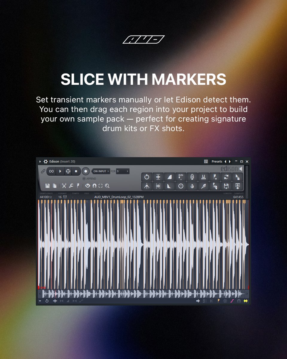 Audesign_store's tweet image. Unlock Edison’s full power 🔊
Recording is just the beginning, sampling, slicing, and stretching are where the magic happens.
Create textures and transitions no one else has.
#FLSampling #EdisonTips #CreativeWorkflow #SoundDesign
➡️ audesign.store
