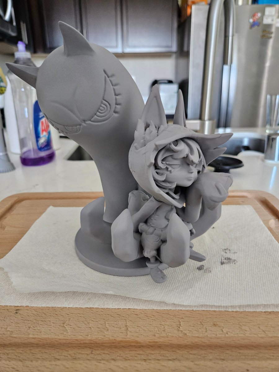 We made a Vex. Painting in progress.