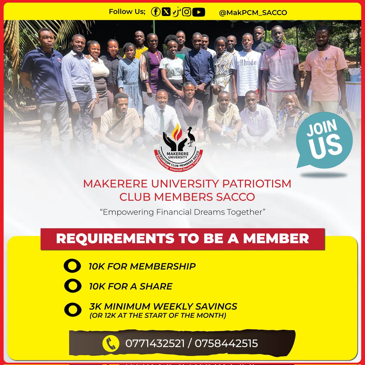 Twinomujuni Vincent (@twinomujunivin3) on Twitter photo <a href="/RupareliaSudhi/">Sudhir Ruparelia</a> As you support innovative ideas, I bring you this student led SACCO which has just started by Makerere students which is soon transiting into all Ugandan Universities, and secondary schools to also be though of Sir🙏 <a href="/RupareliaSudhi/">Sudhir Ruparelia</a> As you support innovative ideas, I bring you this student led SACCO which has just started by Makerere students which is soon transiting into all Ugandan Universities, and secondary schools to also be though of Sir🙏
