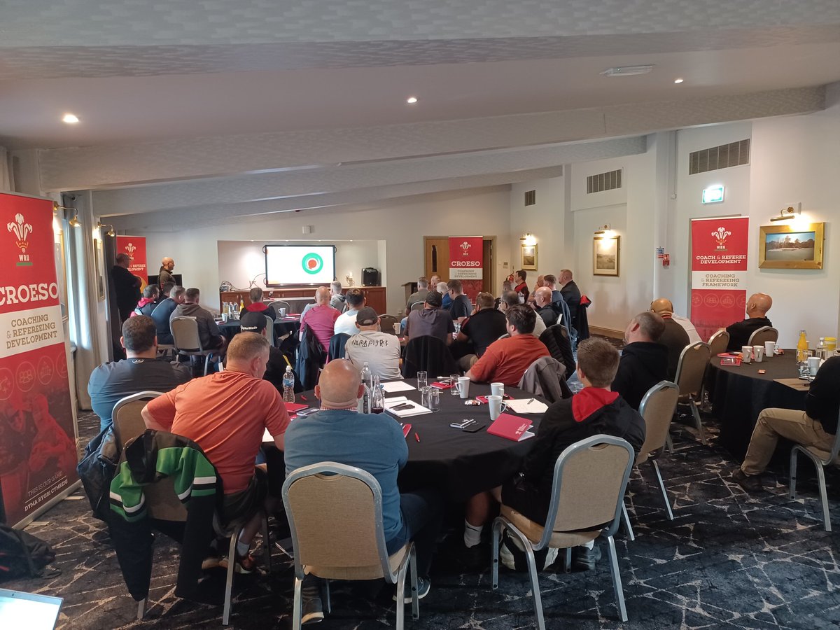 Gerry Roberts (@gerryrcoachdev) on Twitter photo WRU Educator training day at the Vale Hotel, great to see so many of our educators here for a day of learning and development. <a href="/twowheelprof/">Richard Cheetham MBE</a> <a href="/BrendanCropley/">Brendan Cropley</a>
<a href="/jeremyrogers25/">Jeremy Rogers</a> WRU Educator training day at the Vale Hotel, great to see so many of our educators here for a day of learning and development. <a href="/twowheelprof/">Richard Cheetham MBE</a> <a href="/BrendanCropley/">Brendan Cropley</a>
<a href="/jeremyrogers25/">Jeremy Rogers</a>