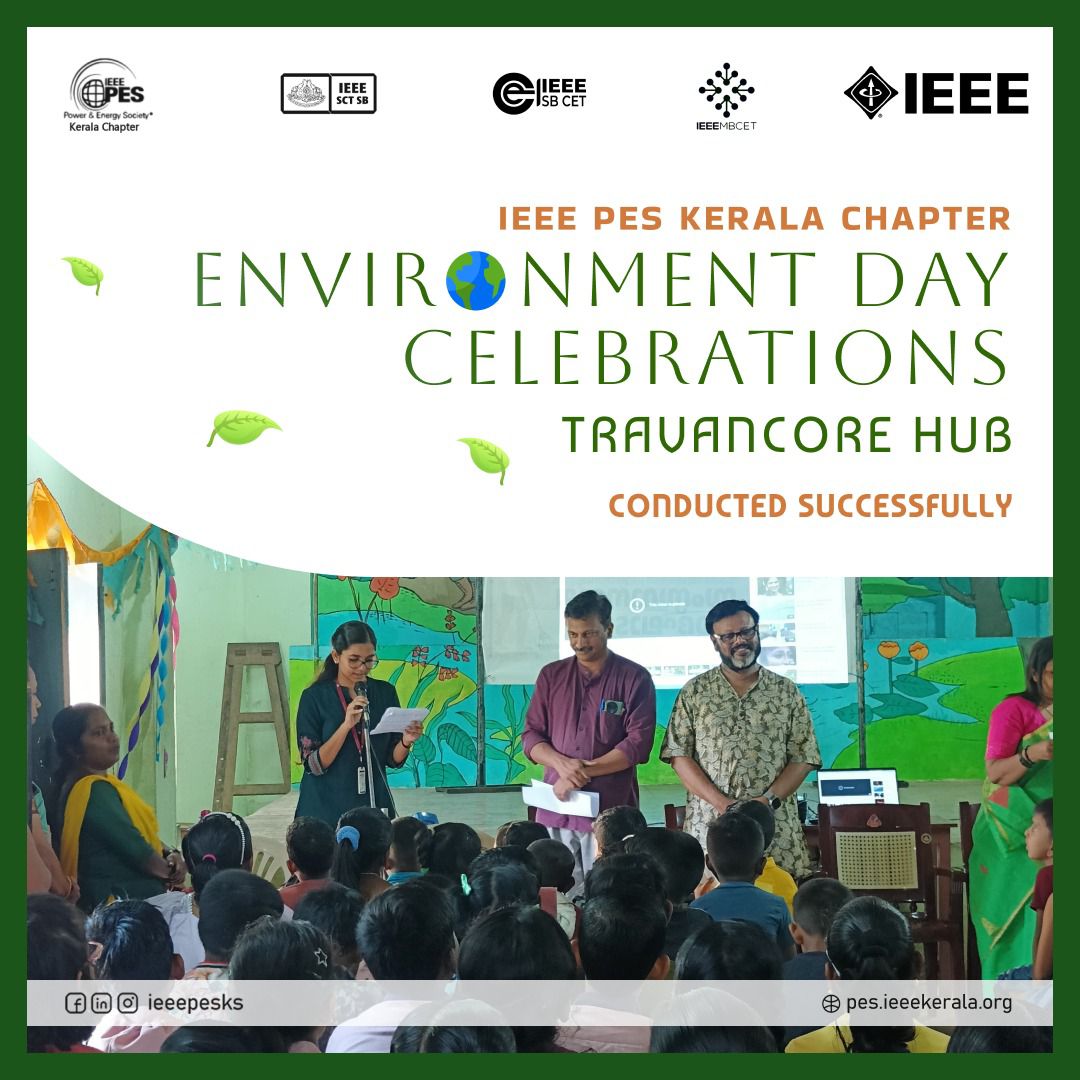ieeepesks's tweet image. 🌿 𝗞𝘂𝗱𝗼𝘀 𝘁𝗼 𝘁𝗵𝗲 𝗧𝗲𝗮𝗺! 🌿
Environment Day 2025 celebrations by 𝗜𝗘𝗘𝗘 𝗣𝗘𝗦 𝗧𝗿𝗮𝘃𝗮𝗻𝗰𝗼𝗿𝗲 𝗛𝘂𝗯 were a green success! 💚
Huge thanks to our volunteers, SLT &amp;amp; SBCs for championing sustainability. 🌍✨

#IEEEPESKC  #EnvironmentDay2025 #GreenFuture