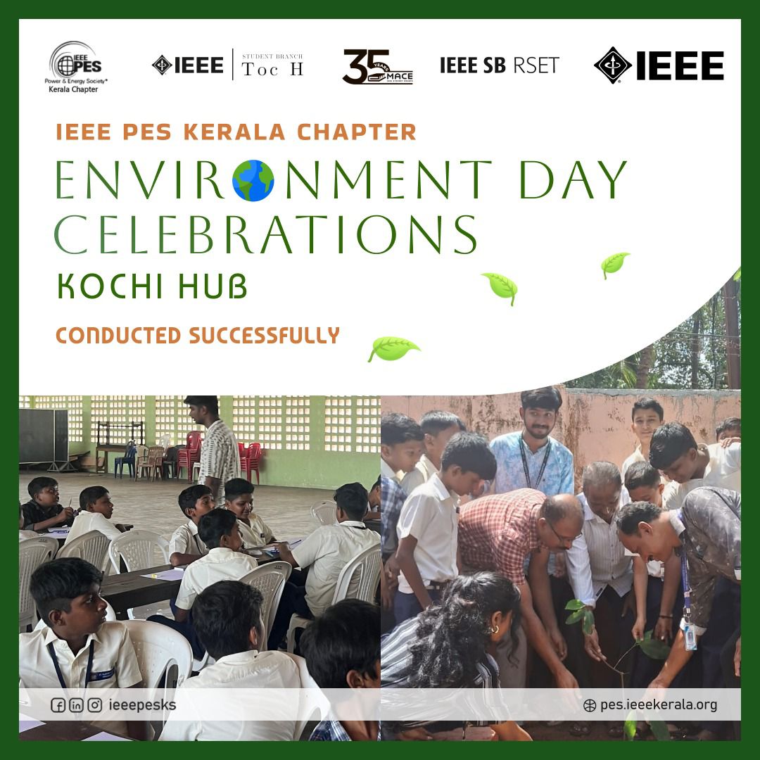 ieeepesks's tweet image. 🌿 𝗞𝘂𝗱𝗼𝘀 𝘁𝗼 𝘁𝗵𝗲 𝗧𝗲𝗮𝗺! 🌿
𝗜𝗘𝗘𝗘 𝗣𝗘𝗦 𝗞𝗼𝗰𝗵𝗶 𝗛𝘂𝗯 nailed the Environment Day 2025 celebrations! 🌍💚
Cheers to the volunteers, SLT &amp;amp; SBCs for driving change and spreading green vibes! 🌱

#IEEEPESKC #EnvironmentDay2025 #KochiHub #GreenFuture #Sustainability