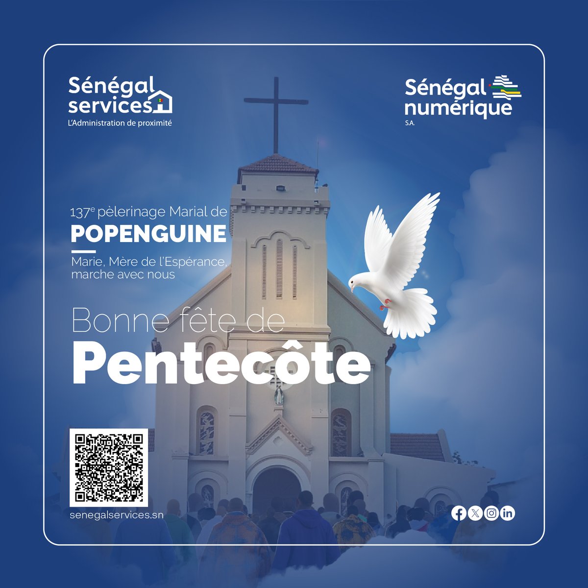 Joyeuse fête de la Pentecôte !
Que l'Esprit Saint éclaire votre chemin et accompagne chacun de vos pas.

#pentecôte #kebetu #guichetunique #phygital