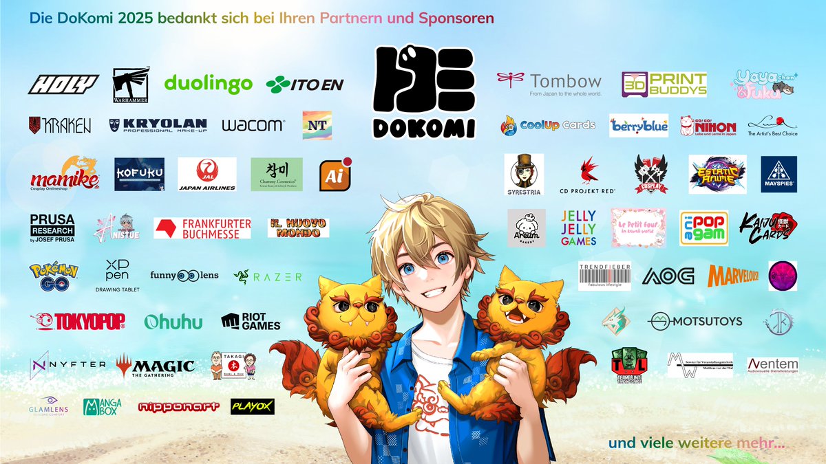 ✨ DoKomi 2025 – Thank You to Our Sponsors! ✨

Three unforgettable days full of shopping from amazing artists, exciting show acts, and time with the best community in the world have come to an end. 💖

We had an incredible time – and none of it would’ve been possible without our