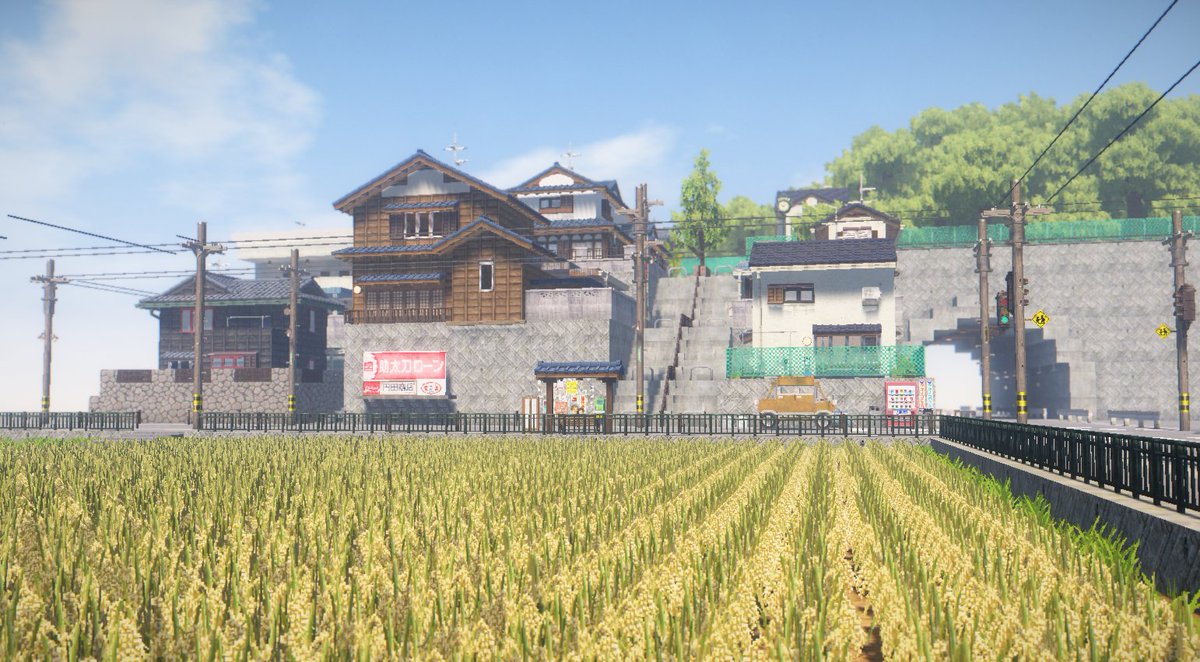 一年ぶりに進捗あげることになるとは思わなかった。個人的マイクラブームきた。
#minecraft建築コミュ #路地裏mod #miniaturia