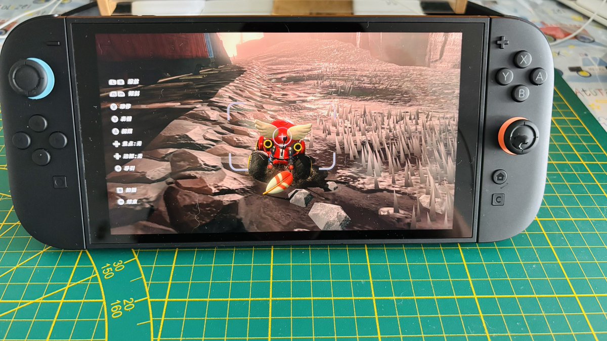 zlog_in's tweet image. Switch2 屏幕质量还是很不错的，开心！