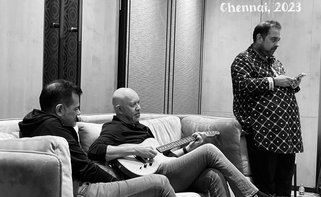 AdityaNM1109's tweet image. Behind the scenes of the musical journey of #SitaareZameenPar.