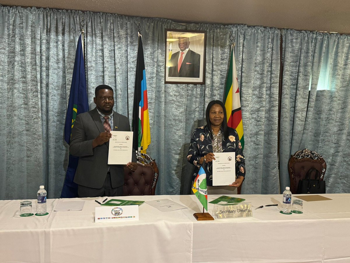🤝Congrats to <a href="/SAYoF_Official/">Southern Africa Youth Forum (SAYoF)</a> on the milestone MOU with <a href="/sadcpf/">SADC Parliamentary Forum</a> advancing youth inclusion in governance, policy-legislative making! I look forward to joining #SAYOF, growing <a href="/World_FoodForum/">World Food Forum</a> chapters in SADC &amp; contributing to food systems &amp; nutrition—leading to a healthier #SADC.