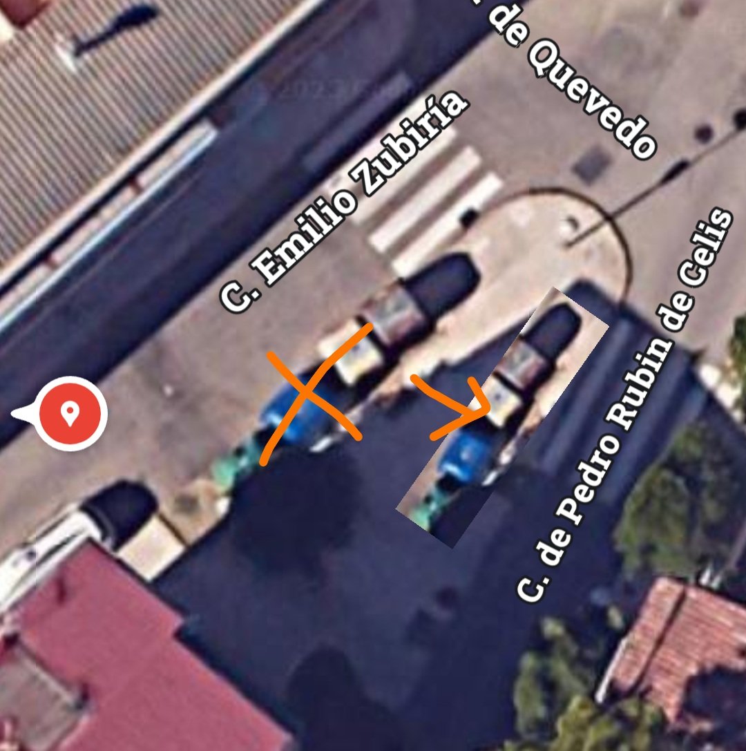 Además estos contenedores deberían cambiar de ubicación ya que donde están los camiones deben acceder marcha atrás, y puestos como pongo sería más sencillo y rápido.
3/3

<a href="/AserpintoM/">Aserpinto Municipal</a> <a href="/AytoPinto/">Ayuntamiento de Pinto</a> <a href="/popularespinto/">Populares de Pinto</a>
<a href="/psoepinto/">PSOE PINTO /♥️🏳️‍🌈💜</a> <a href="/PintoAvanza/">Pinto Avanza</a> <a href="/masmadridpinto/">Más Pinto</a> #VOX_Pin
#UnidasPintoPode