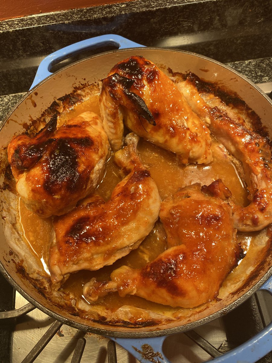 Two ingredients: Chicken + Gold’s Snappy Ginger Duck Sauce = Bubbie’s Chicken.