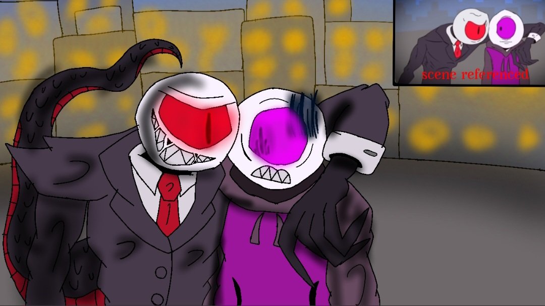 FANART FOR <a href="/AzFk11/">AzFk</a> 
Show is outsider trading. Super underated imo go watch it on yt or tt. 

(First time drawing a snake body from the body to tail so it might look bad)

I even remade some shots from certain episodes in my style.

I might post the sketches too if yall want. #art