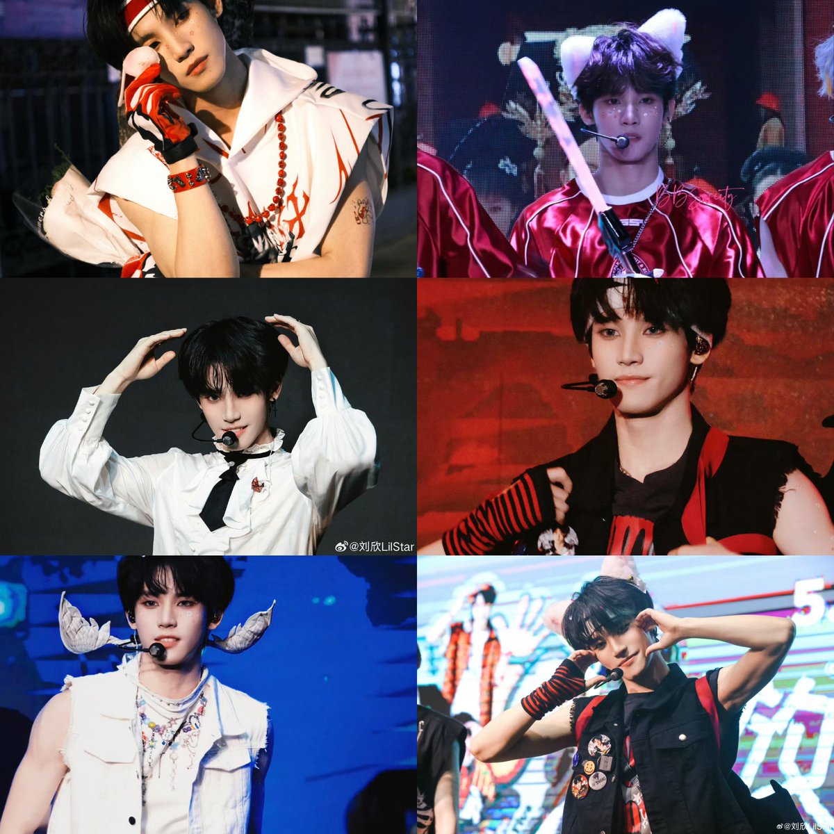 刘欣相変わらず袖なしの服着せられがちでふふって微笑んでしまうんだけど、間に猫耳やらフリルのお洋服やら挟んでくるの本当に心臓に悪い❤️‍🔥🐈‍⬛